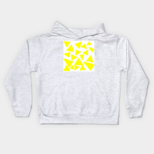 Yellow Corn Chips Kids Hoodie by Deadfluffy